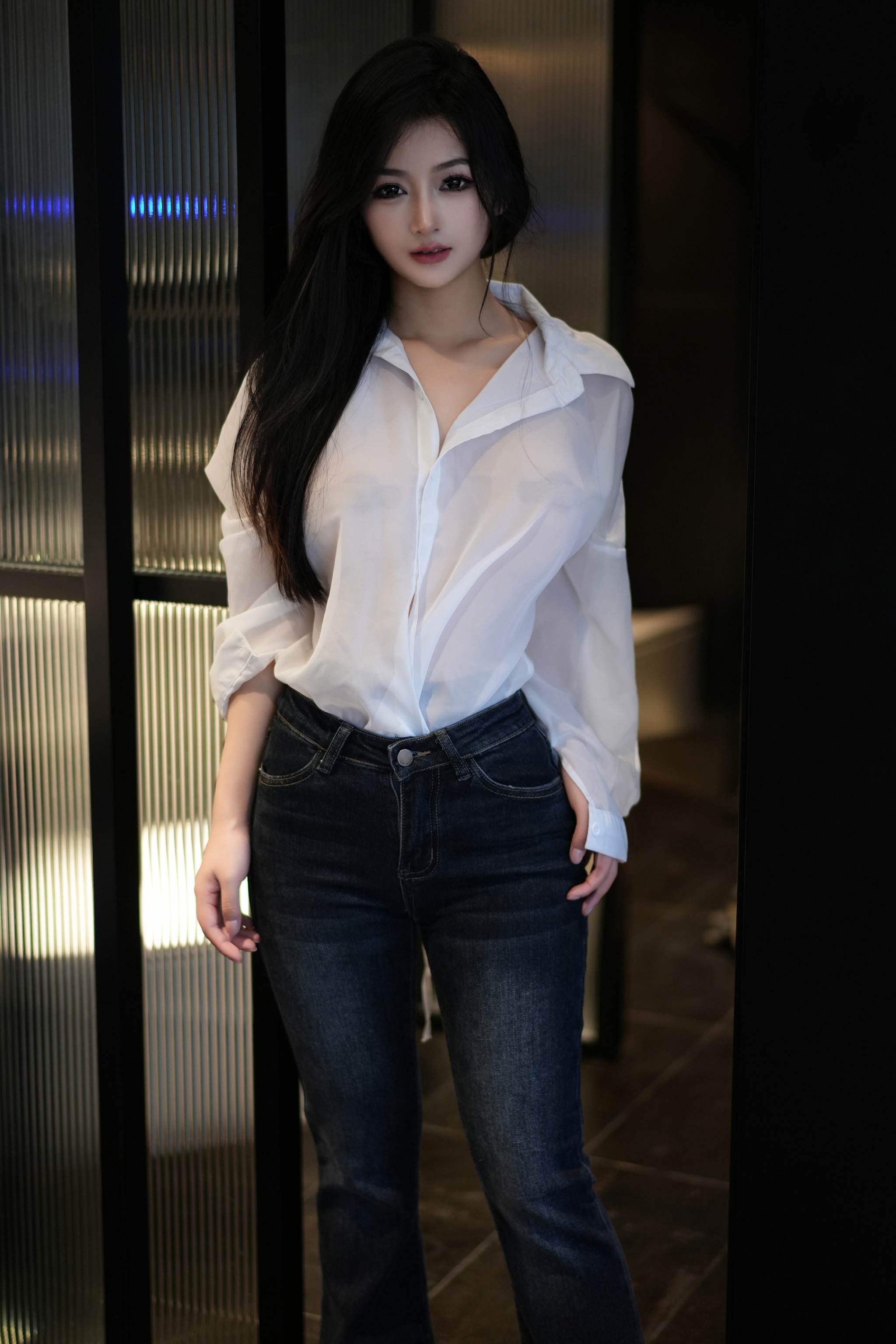 谭小灵 - NO.002 内部私购-牛仔裤[117P]-XikXak